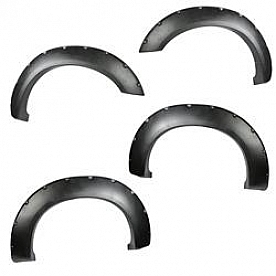 Rugged Ridge Fender Flare - Black ABS Plastic Set Of 4 - 8163005