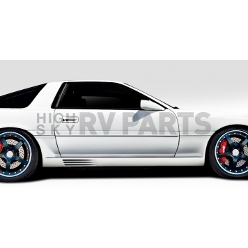 Extreme Dimensions Side Skirt - Primered Fiberglass Reinforced Plastic Black Set of 2 - 109660-3