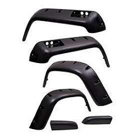 Rugged Ridge Fender Flare - Black Thermoplastic Set Of 4 - 1163220