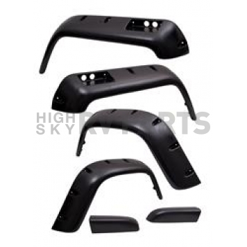 Rugged Ridge Fender Flare - Black Thermoplastic Set Of 4 - 1163220