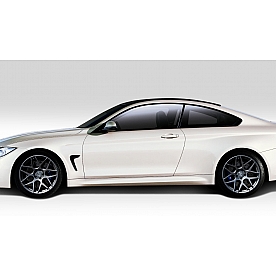 Extreme Dimensions Side Skirt - Primered Fiberglass Reinforced Plastic Black Set of 2 - 112228