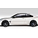 Extreme Dimensions Side Skirt - Primered Fiberglass Reinforced Plastic Black Set of 2 - 112228