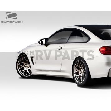 Extreme Dimensions Side Skirt - Primered Fiberglass Reinforced Plastic Black Set of 2 - 112228-1