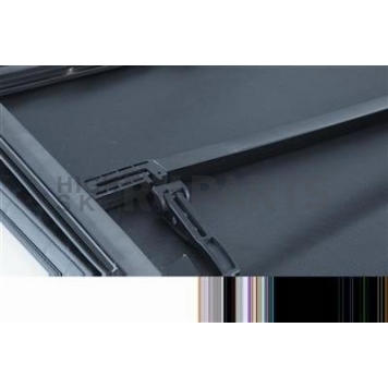 Smittybilt Tonneau Cover Hard Folding Black Matte Vinyl - 2620022-3