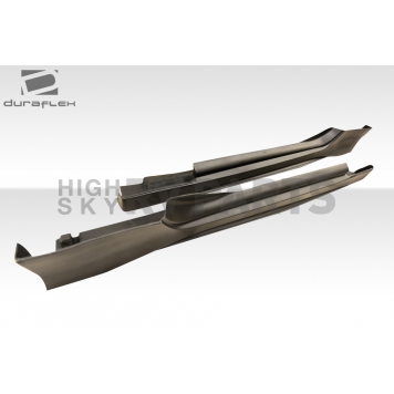 Extreme Dimensions Side Skirt - Primered Fiberglass Reinforced Plastic Black Set of 2 - 112274-3