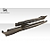 Extreme Dimensions Side Skirt - Primered Fiberglass Reinforced Plastic Black Set of 2 - 112274