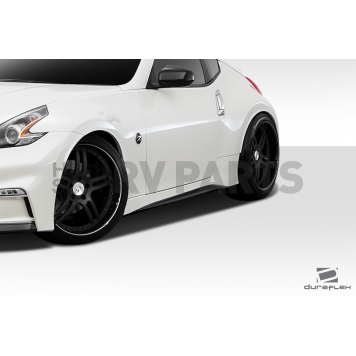 Extreme Dimensions Side Skirt - Primered Fiberglass Reinforced Plastic Black Set of 2 - 112274-5