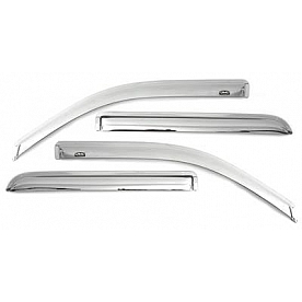 Auto Ventshade (AVS) Rainguard - Chrome Plated Acrylic Set Of 4 - 684273