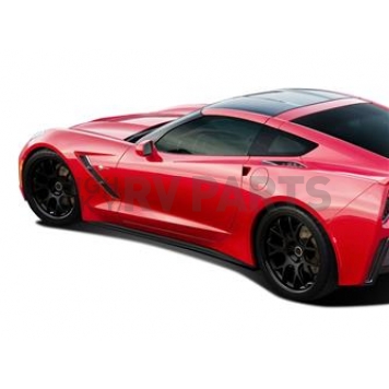 Extreme Dimensions Side Skirt - Primered Fiberglass Reinforced Plastic Black Set of 2 - 112366