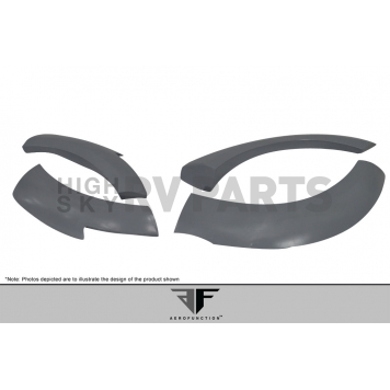 Extreme Dimensions Fender Flare - Gray Polyurethane Primered Set Of 2 - 109709