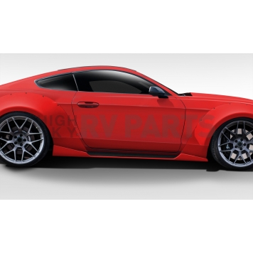 Extreme Dimensions Side Skirt - Primered Fiberglass Reinforced Plastic Black Set of 2 - 112565-1