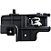 Help! By Dorman Interior Door Handle - Plastic Black Housing With Gray Lever Single - 81640
