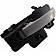 Help! By Dorman Interior Door Handle - Plastic Black Housing With Gray Lever Single - 81640