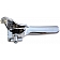 Help! By Dorman Interior Door Handle - Lever Plastic Silver Single - 81642