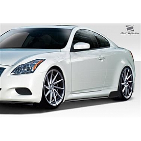Extreme Dimensions Side Skirt - Matte Fiberglass Reinforced Plastic Black Set of 2 - 112792