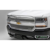 T-Rex Truck Products Grille Insert - Mesh Rectangular Polished Stainless Steel - 54128
