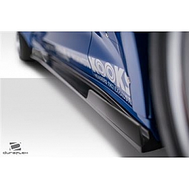 Extreme Dimensions Side Skirt -  Fiberglass Reinforced Plastic Black Set of 6 - 113023