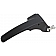 Help! By Dorman Interior Door Handle - Lever Plastic Black Single - 81647