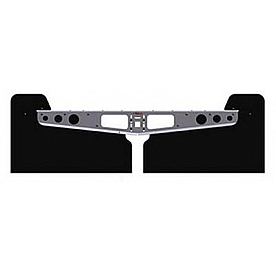 ACCESS Covers Mud Flap - Flat Black Smooth Milled Set Of 2 - A10400113