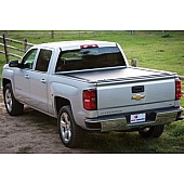 Pace Edwards Tonneau Cover Hard Manual Retractable Black Matte Powder Coated Aluminum - JEF04A32