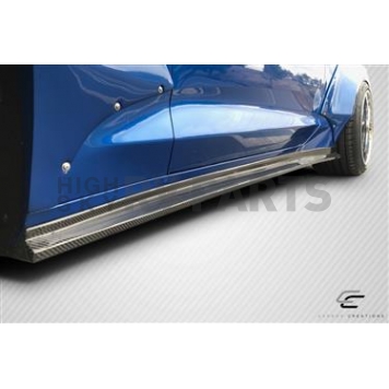 Extreme Dimensions Side Skirt - Carbon Fiber Set of 6 - 113053
