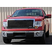 T-Rex Truck Products Grille Insert - Mesh Rectangular Black Powder Coated Steel - 51568