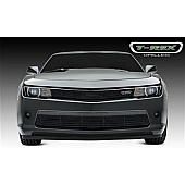T-Rex Truck Products Bumper Grille Insert Horizontal Bar Powder Coated Black Billet Aluminum - 25031B