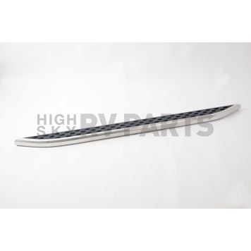 Dee Zee Running Board Black Powder Coated Board With Chrome Plated Trim Aluminum Stationary - DZ16205