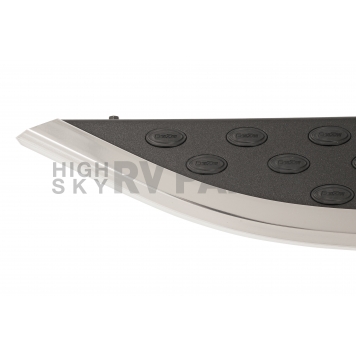Dee Zee Running Board Black Powder Coated Board With Chrome Plated Trim Aluminum Stationary - DZ16205-2