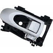 Help! By Dorman Exterior Door Handle - Plastic Silver Single - 96728