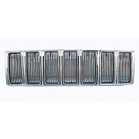 Street Scene Grille - Silver Aluminum - 95075599