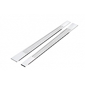 Lokar Performance Door Sill Protector - Polished Billet Aluminum Silver - DSP2005