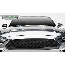 T-Rex Truck Products Grille Insert - Mesh Rectangular Powder Coated Black Steel - 51550
