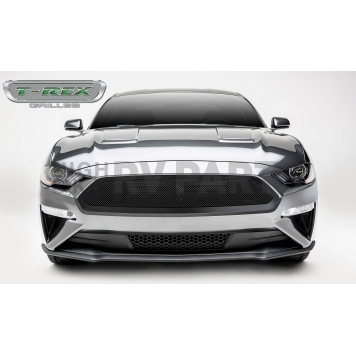 T-Rex Truck Products Grille Insert - Mesh Rectangular Powder Coated Black Steel - 51550-1