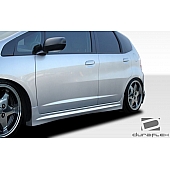 Extreme Dimensions Side Skirt - Primered Fiberglass Reinforced Plastic Black Set of 2 - 106930