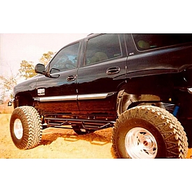 N-Fab Nerf Bar 3 Inch Steel Round - C0166T