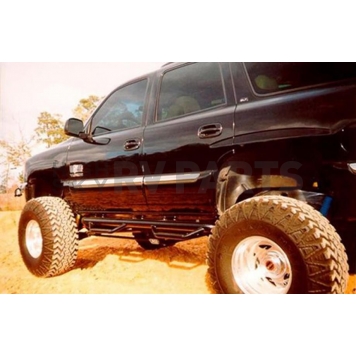 N-Fab Nerf Bar 3 Inch Steel Round - C0166T