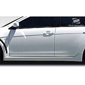 Extreme Dimensions Side Skirt - Primered Fiberglass Reinforced Plastic Black Set of 2 - 106954