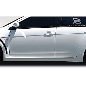 Extreme Dimensions Side Skirt - Primered Fiberglass Reinforced Plastic Black Set of 2 - 106954