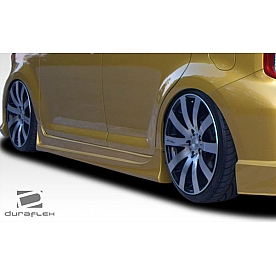 Extreme Dimensions Side Skirt - Primered Fiberglass Reinforced Plastic Black Set of 2 - 107057