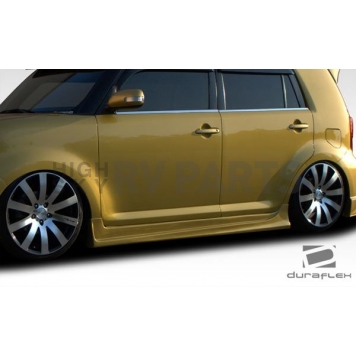 Extreme Dimensions Side Skirt - Primered Fiberglass Reinforced Plastic Black Set of 2 - 107057-2