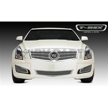 T-Rex Truck Products Bumper Grille Insert Overlay Polished Silver Stainless Steel - 55178