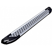 Romik USA Running Board Silver Aluminum Stationary - 61615418