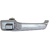 Help! By Dorman Exterior Door Handle - Plastic Silver Single - 93556