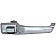 Help! By Dorman Exterior Door Handle - Plastic Silver Single - 93556