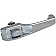 Help! By Dorman Exterior Door Handle - Plastic Silver Single - 93556