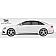 Extreme Dimensions Side Skirt - Matte Plastic Black Set of 2 - 107420