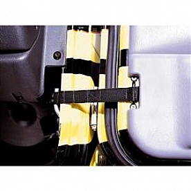 Rugged Ridge Door Check Strap - Nylon Black Set Of 2 - 1210301