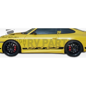 Extreme Dimensions Side Skirt - Primered Fiberglass Reinforced Plastic Black Set of 2 - 105122-7