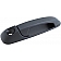 Help! By Dorman Exterior Door Handle - Plastic Black Single - 93565